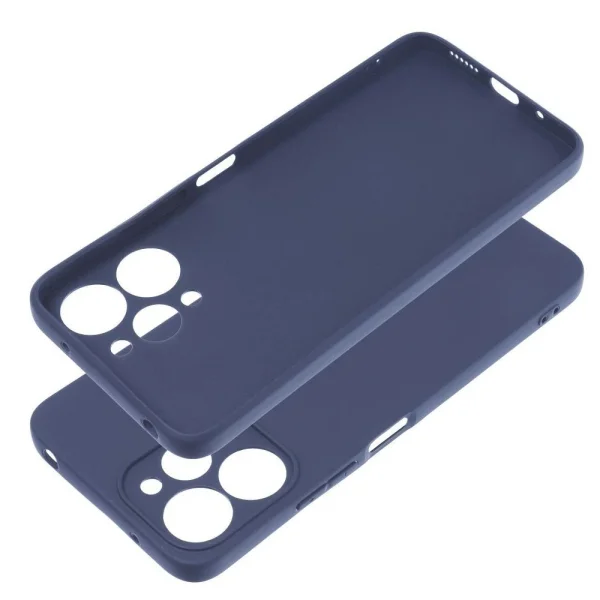 Силиконов калъф Matte за Xiaomi Redmi 12 4G / 12 5G, Син 2