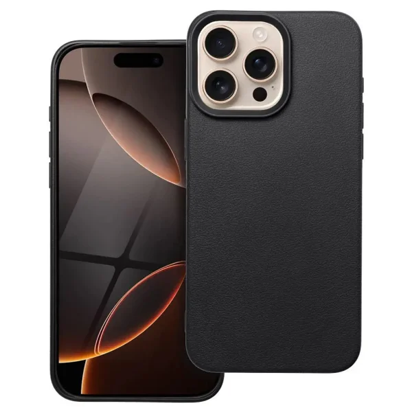 Силиконов калъф SKIN за iPhone 16 Pro, Черен 1