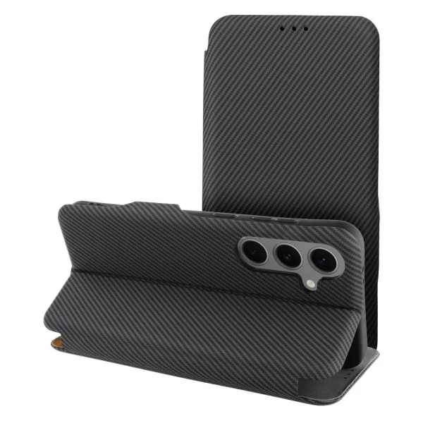 Folio Side Magnet Case for Samsung Galaxy S25 Plus, Black 2