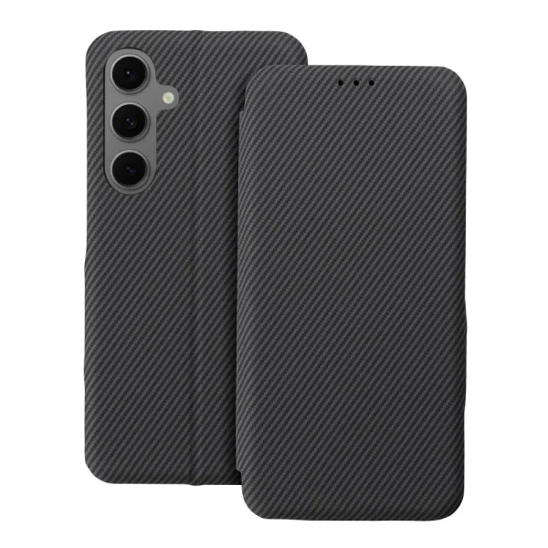 Folio Side Magnet Case for Samsung Galaxy S25 Plus, Black 1