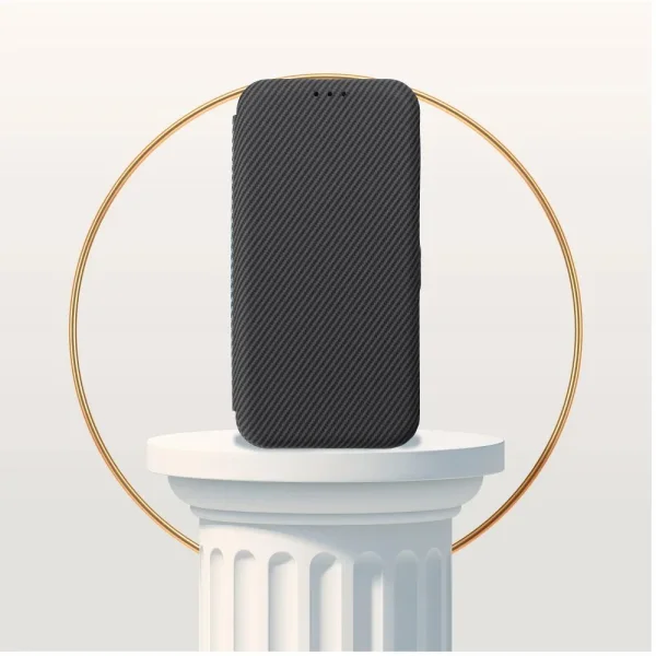 Folio Side Magnet Case for Samsung Galaxy S25 Plus, Black 3