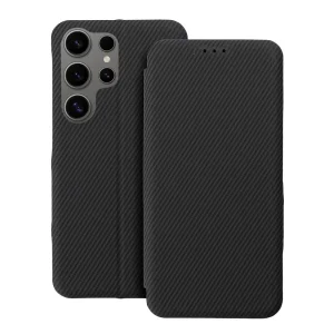 Калъф Тефтер Folio Side Magnet за Samsung Galaxy S25 Ultra, Черен