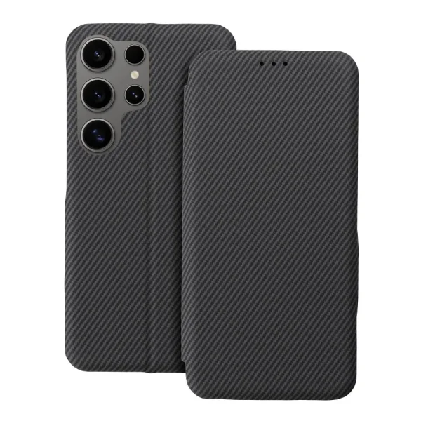 Folio Side Magnet Case for Samsung Galaxy S25 Ultra, Gray 1
