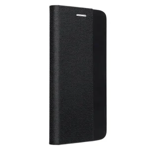 Калъф Тефтер SENSITIVE за Xiaomi Redmi 12 4G / 12 5G, Черен