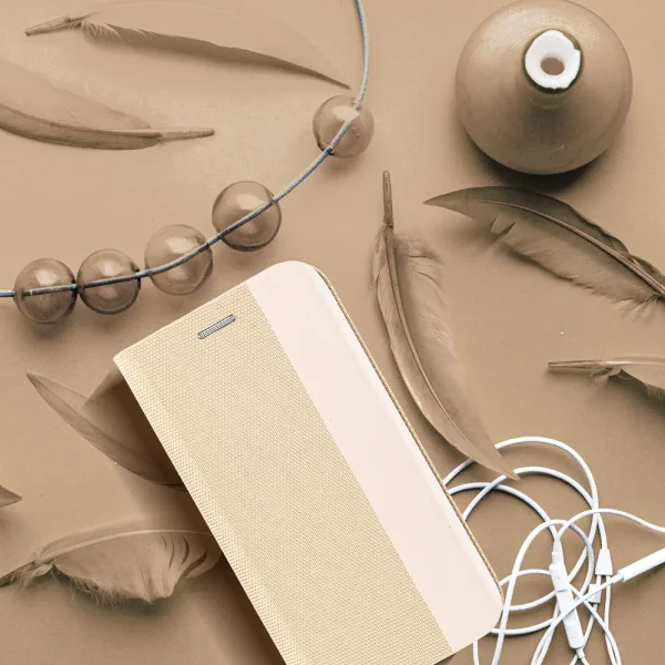 Калъф Тефтер SENSITIVE за Xiaomi Redmi 12 4G / 12 5G, Златист 5