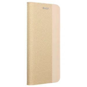 Калъф Тефтер SENSITIVE за Xiaomi Redmi 12 4G / 12 5G, Златист