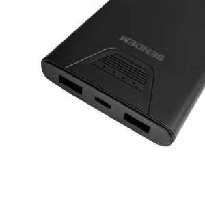 Universal Power Bank Sendem PK81, 10 000mAh, Black 3