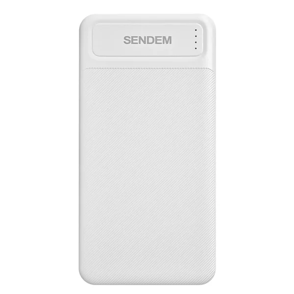 Универсална външна батерия Sendem PK91, 10 000mAh, Бял 1