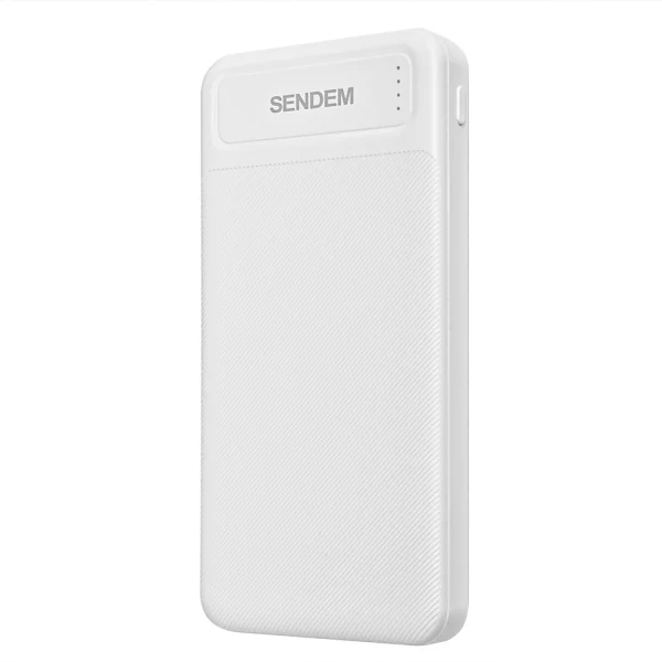 Универсална външна батерия Sendem PK91, 10 000mAh, Бял 2