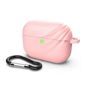 Силиконов Калъф Wave за слушалки Airpods 4, Розов