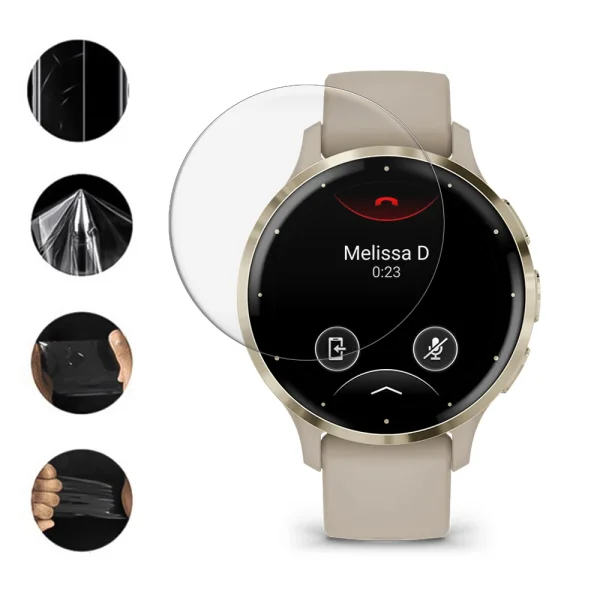 Hydrogel Protector for Garmin Venu 3s Watch 1
