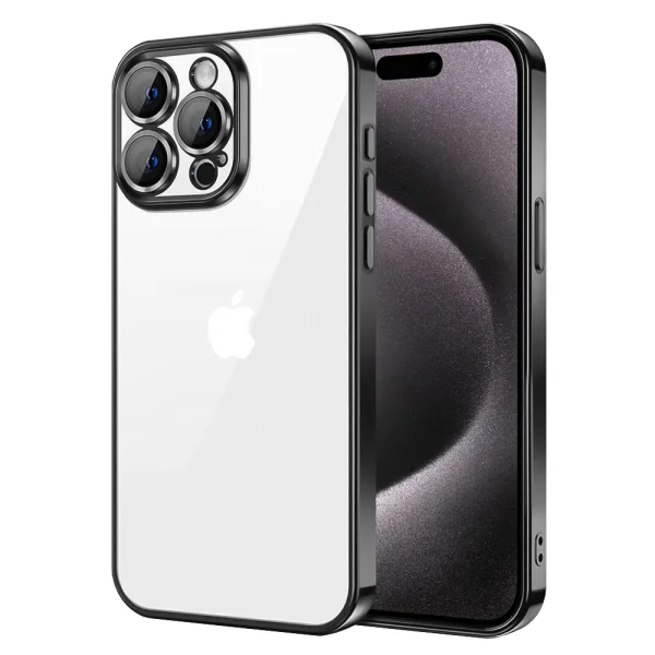 Пластмасов калъф Brabus за iPhone 15 Pro Max, Черен 1