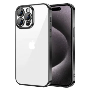 Пластмасов калъф Brabus за iPhone 15 Pro Max, Черен