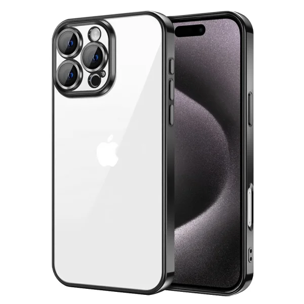 Пластмасов калъф Brabus за iPhone 16 Pro Max, Черен 1