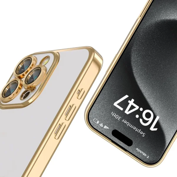 Brabus Plastic Case for iPhone 16 Pro Max, Gold 3