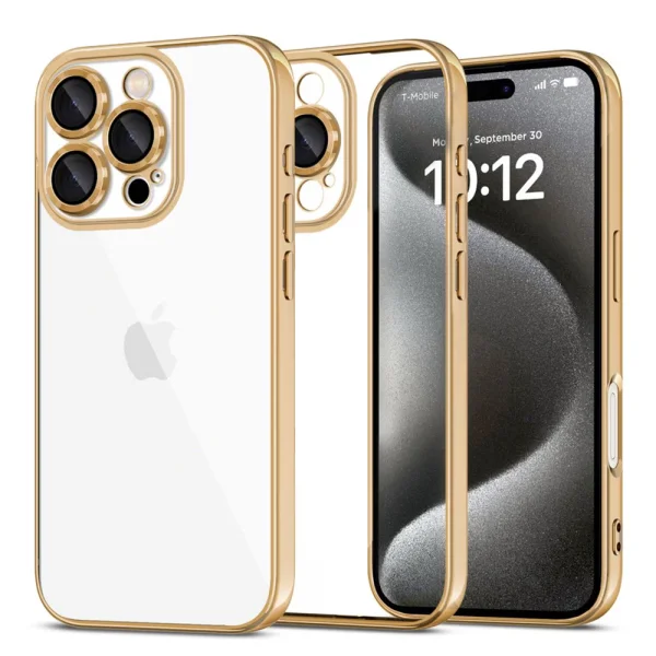 Brabus Plastic Case for iPhone 16 Pro Max, Gold 1