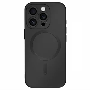 MagSF Full Color Silicone Case for iPhone 15 Pro Max, Black 3