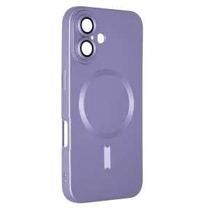 Силиконов калъф MagSF Full Color за iPhone 16, Лилав
