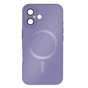 Silicone case MagSF Full Color for iPhone 16, Purple 4