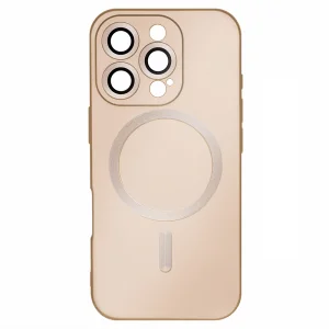 MagSF Full Color Silicone Case for iPhone 16 Pro, Gold 4