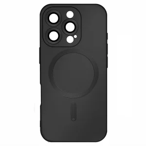 MagSF Full Color Silicone Case for iPhone 16 Pro Max, Black 4