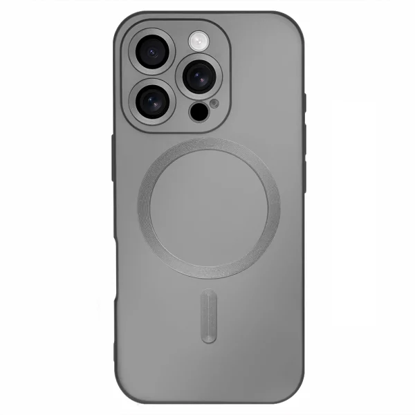 MagSF Full Color Silicone Case for iPhone 16 Pro Max, Gray 3