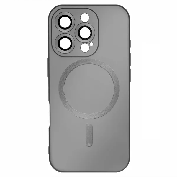 MagSF Full Color Silicone Case for iPhone 16 Pro Max, Gray 4