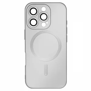 MagSF Full Color Silicone Case for iPhone 16 Pro Max, Silver 3
