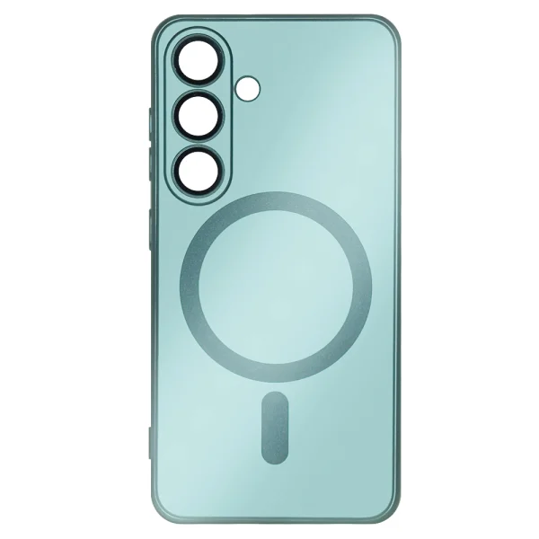 MagSF Full Color Silicone Case for Samsung Galaxy S24 FE, Light Blue 2