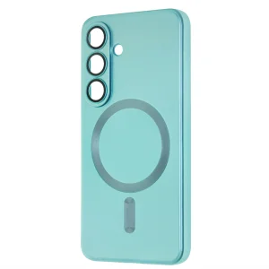 MagSF Full Color Silicone Case for Samsung Galaxy S24 FE, Light Blue 3