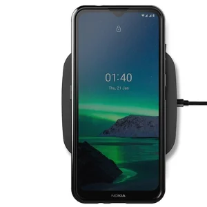 Twill Silicone Case for Nokia 1.4, Black 5