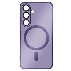 Силиконов калъф MagSF Full Color за Samsung Galaxy S25 Plus, Лилав 3