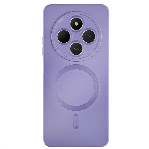 Силиконов калъф MagSF Full Color за Xiaomi Redmi 14C, Лилав 3