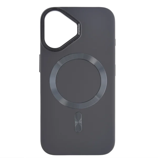 Plastic Case MagSF Hard Luxury for iPhone 16, Dark Gray 3