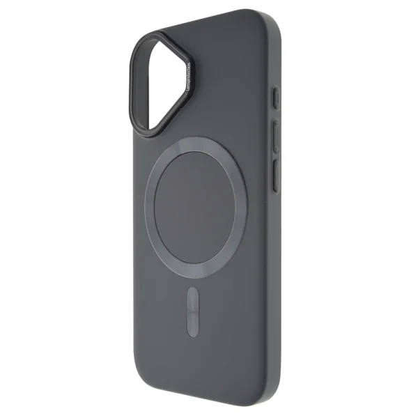 Plastic Case MagSF Hard Luxury for iPhone 16, Dark Gray 1