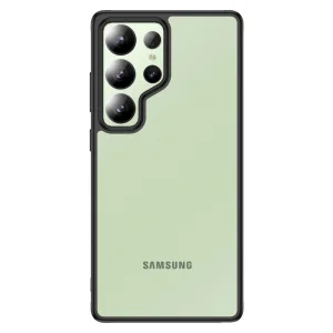Удароустойчив калъф Airbag за Samsung Galaxy S25 Ultra, Черен - прозрачен