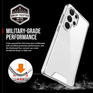 Shockproof Case Space Acrylic for Samsung Galaxy S25 Ultra, Transparent 3