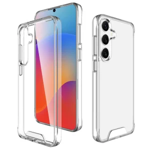 Удароустойчив калъф Space за Samsung Galaxy S25 Plus, Прозрачен