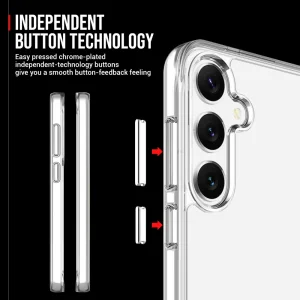 Shockproof Space case for Samsung Galaxy S25 Plus, Transparent 4