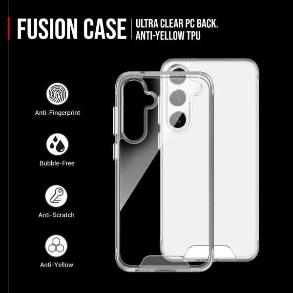 Shockproof case Space for Samsung Galaxy S25, Transparent 2
