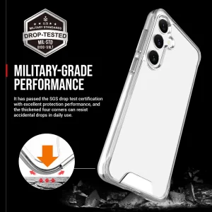 Shockproof case Space for Samsung Galaxy S25, Transparent 3