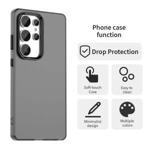 Shockproof Matt case for Samsung Galaxy S25 Ultra, Black 4