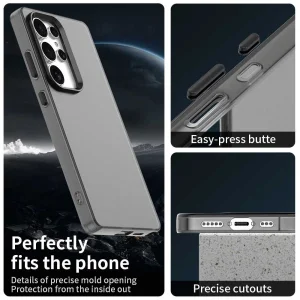 Shockproof Matt case for Samsung Galaxy S25 Ultra, Black 3