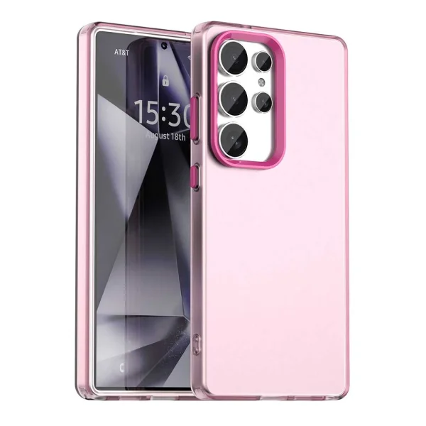 Shockproof Matt case for Samsung Galaxy S25 Ultra, Pink 1