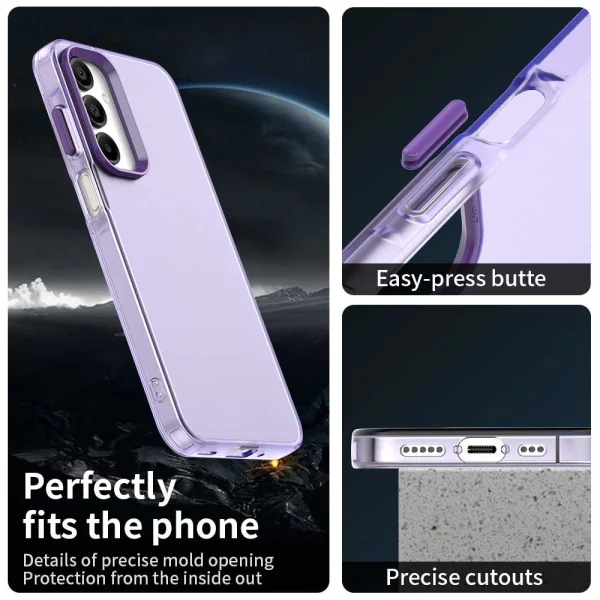 Shockproof Matt Shockproof Case for Samsung Galaxy A36 / A56 5G / A37 5G, Purple 3