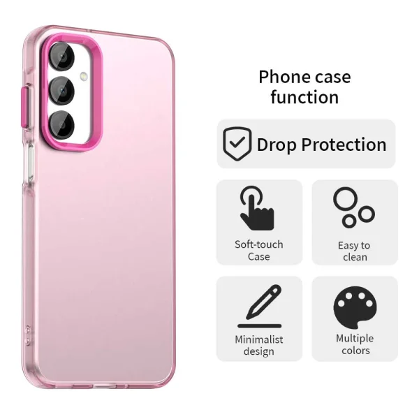Shockproof Matt Shockproof Case for Samsung Galaxy A36 / A56 5G / A37 5G, Pink 4