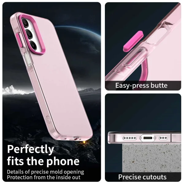 Shockproof Matt Shockproof Case for Samsung Galaxy A36 / A56 5G / A37 5G, Pink 3