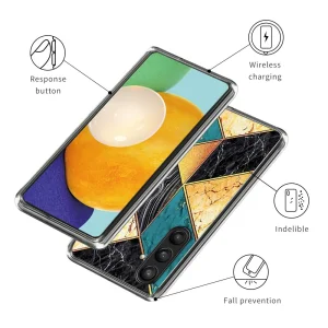 Силиконов калъф за Samsung Galaxy S25 Plus, Мраморни плочи 3