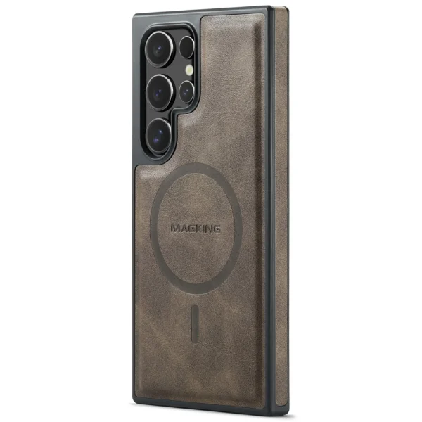 Shockproof case MAGKING K1 for Samsung Galaxy S25 Ultra, Brown 2