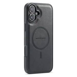 Удароустойчив калъф MAGKING K1 за iPhone 16, Черен